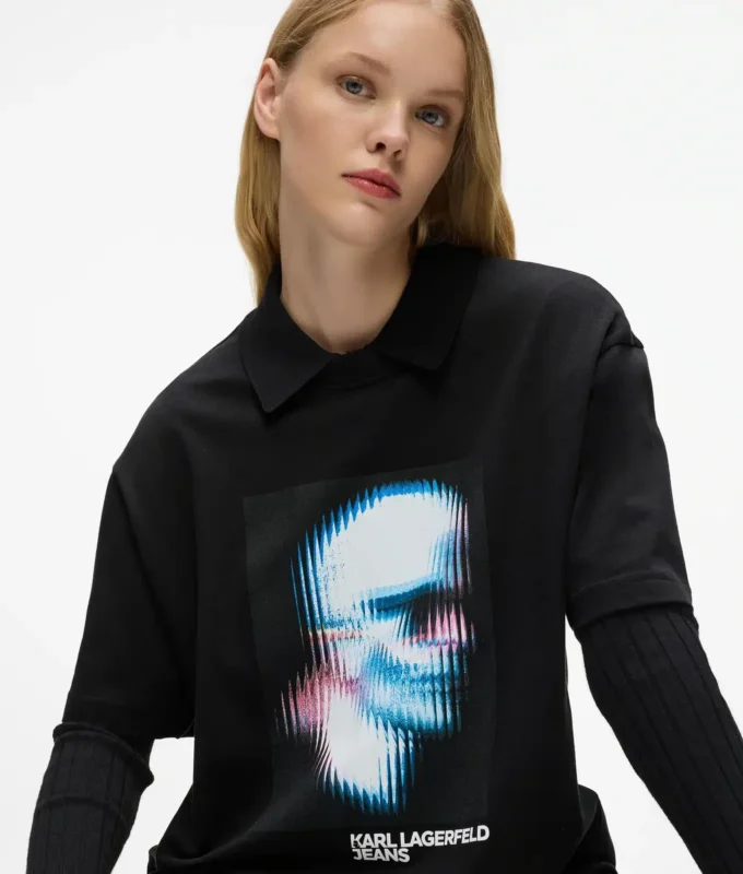T-shirt Karl digitalizzata T-shirt Karl digitalizzata