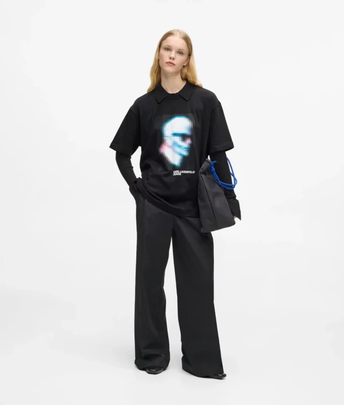 T-shirt Karl digitalizzata T-shirt Karl digitalizzata