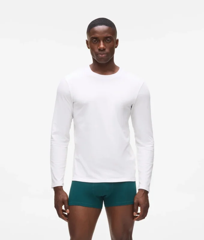T-shirt lounge a maniche lunghe – confezione da 2