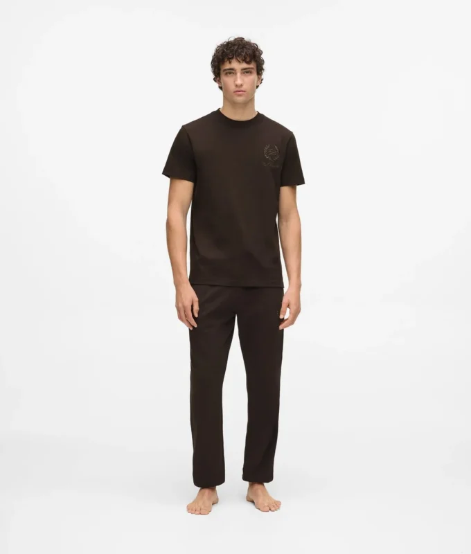 T-shirt lounge con stemma T-shirt lounge con stemma