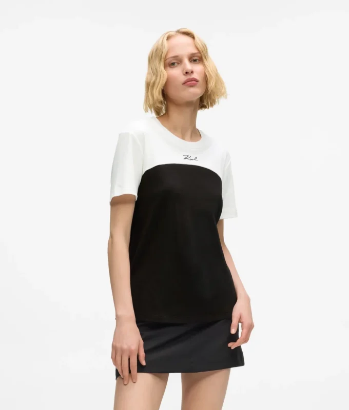 T-shirt monocromatica iconica