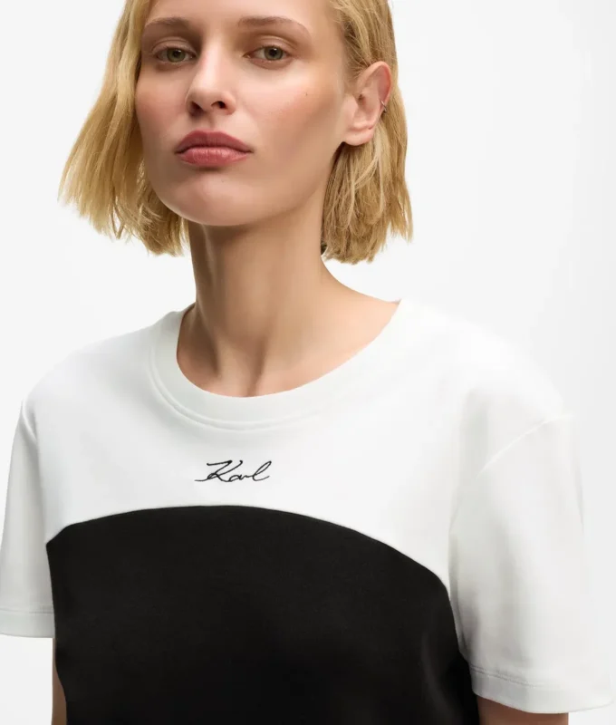 T-shirt monocromatica iconica