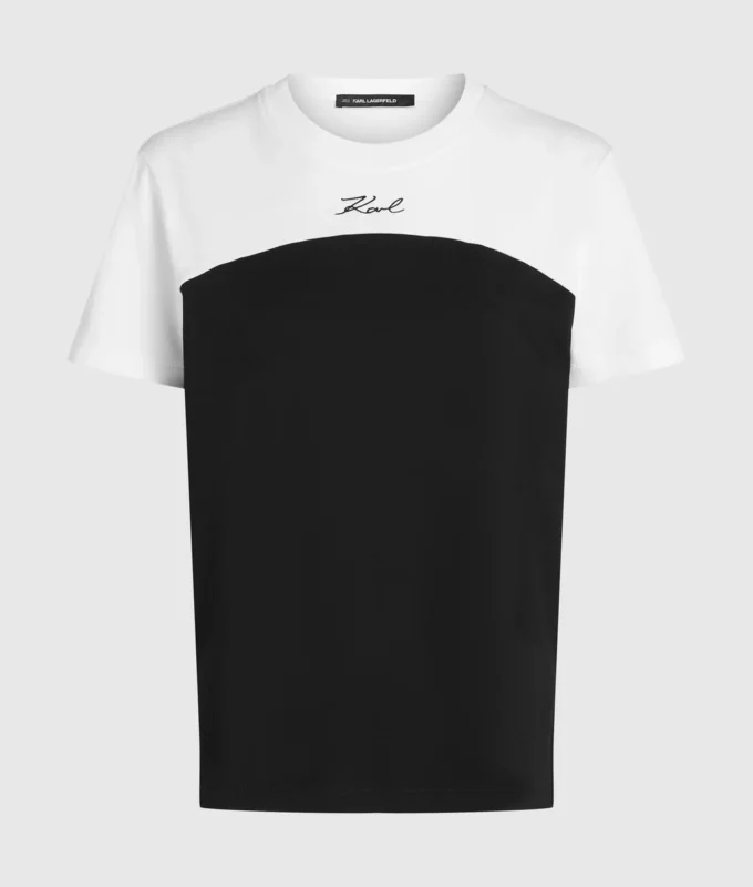 T-shirt monocromatica iconica