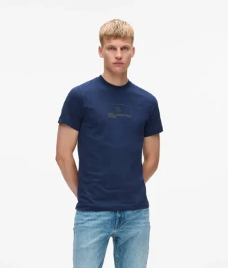T-shirt slim con logo