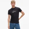 T-shirt slim con logo