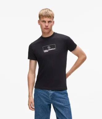 T-shirt slim con logo