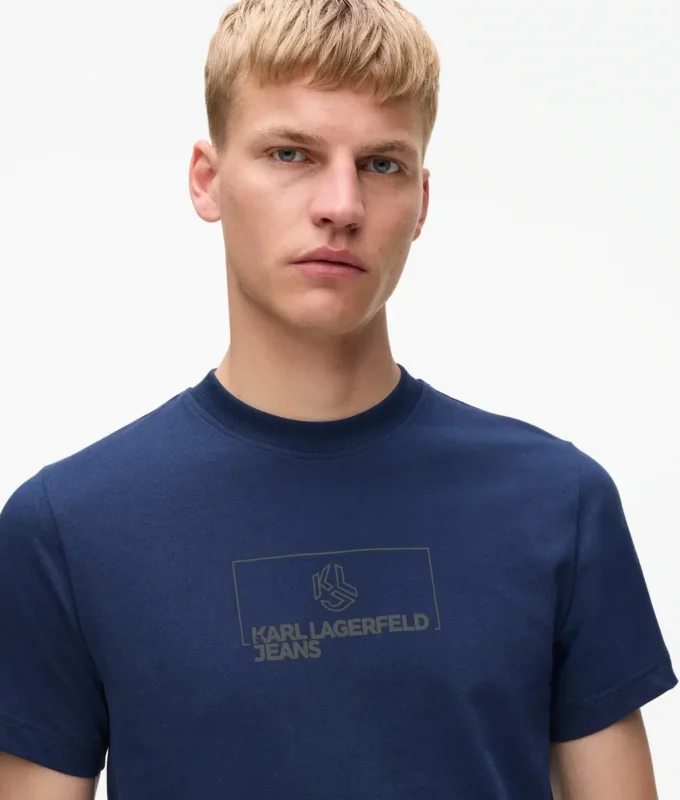 T-shirt slim con logo
