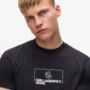 T-shirt slim con logo