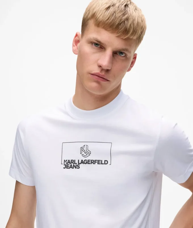 T-shirt slim con logo