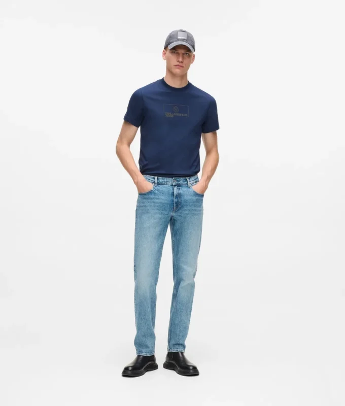 T-shirt slim con logo