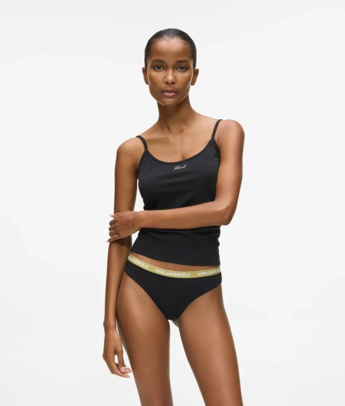Tanga con cintura multicolore – confezione da 3