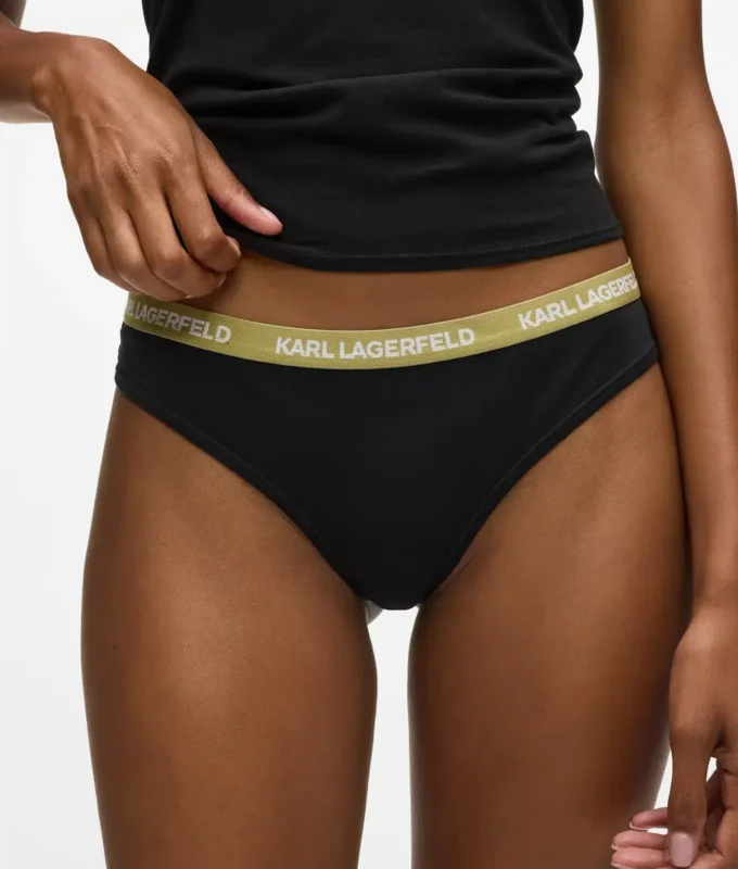 Tanga con cintura multicolore – confezione da 3