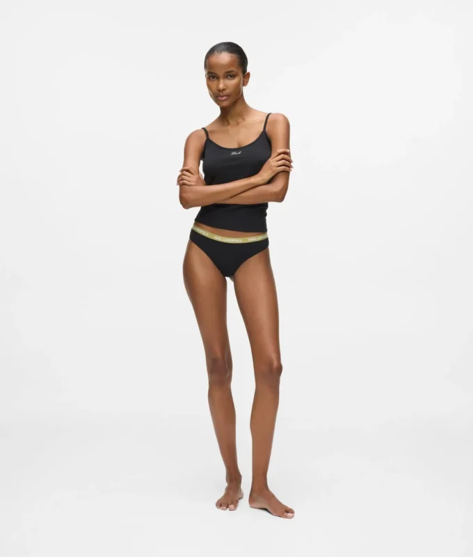 Tanga con cintura multicolore – confezione da 3