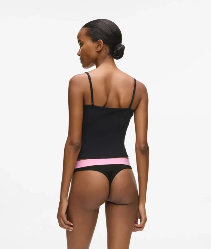 Tanga con etichetta con logo – confezione da 7