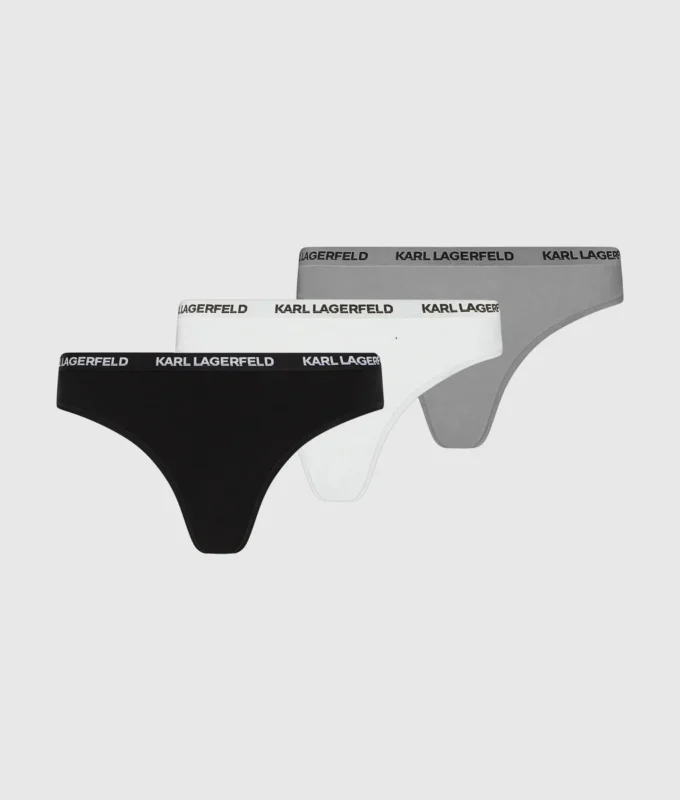 Tanga con logo – Confezione da 3