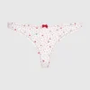 Tanga con stampa a cuori Tanga con stampa a cuori