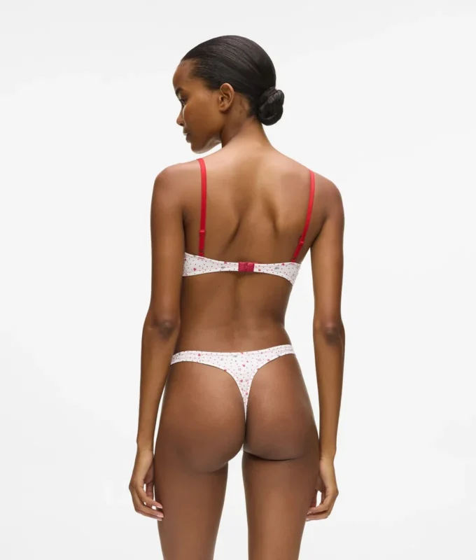 Tanga con stampa a cuori Tanga con stampa a cuori
