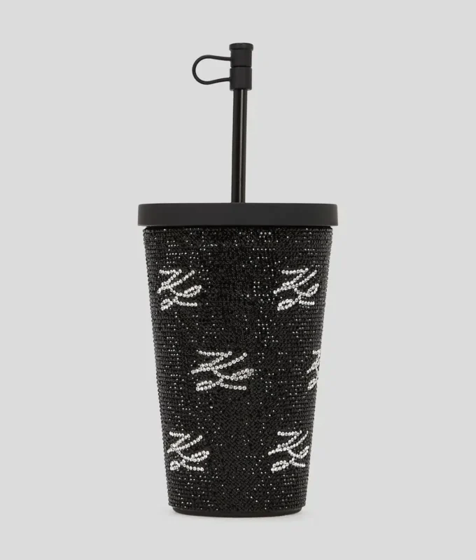 TAZZA DA VIAGGIO CON AUTOGRAFO IN STRASS TAZZA DA VIAGGIO CON AUTOGRAFO IN STRASS
