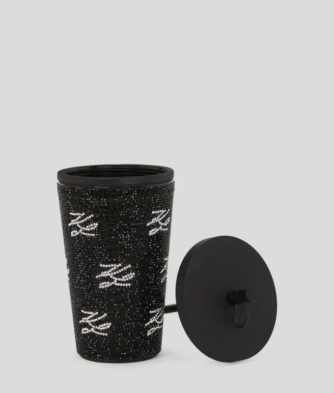 TAZZA DA VIAGGIO CON AUTOGRAFO IN STRASS TAZZA DA VIAGGIO CON AUTOGRAFO IN STRASS