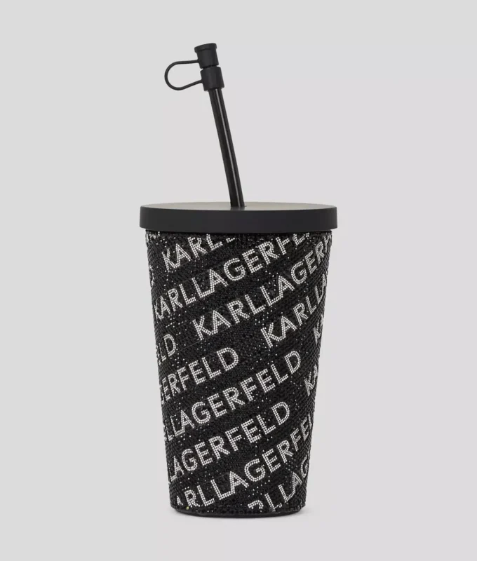 TAZZA DA VIAGGIO CON LOGO IN STRASS TAZZA DA VIAGGIO CON LOGO IN STRASS