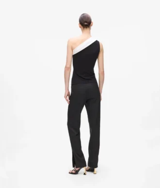 Top asimmetrico con revers Karl DNA