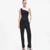 Top asimmetrico con revers Karl DNA Top asimmetrico con revers Karl DNA