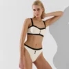 TOP BIKINI A BANDOLETTA MONOCROMATICO TOP BIKINI A BANDOLETTA MONOCROMATICO