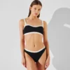 TOP BIKINI A BANDOLETTA MONOCROMATICO TOP BIKINI A BANDOLETTA MONOCROMATICO