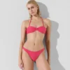 TOP BIKINI A BANDOLIERINA A RIGHE