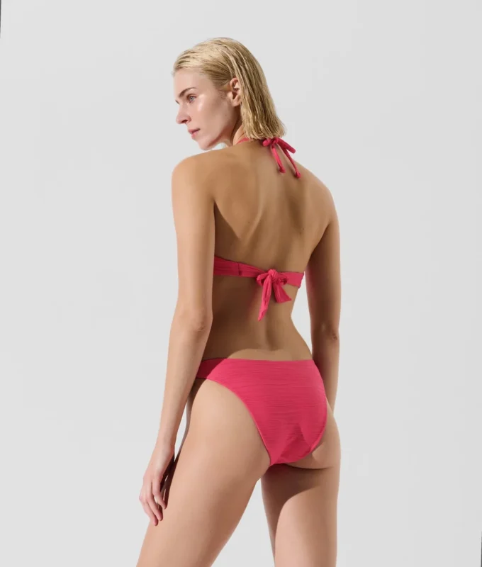 TOP BIKINI A BANDOLIERINA A RIGHE
