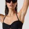 TOP BIKINI A BANDOLIERINA A RIGHE