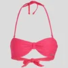 TOP BIKINI A BANDOLIERINA A RIGHE