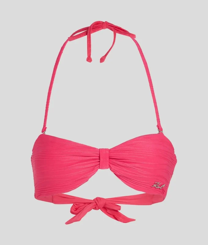 TOP BIKINI A BANDOLIERINA A RIGHE