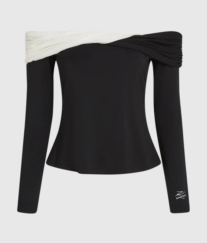 Top con spalle scoperte Top con spalle scoperte