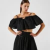 TOP DA SPIAGGIA CORTO CON SPALLE SCOPERTE
