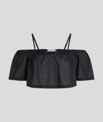 TOP DA SPIAGGIA CORTO CON SPALLE SCOPERTE