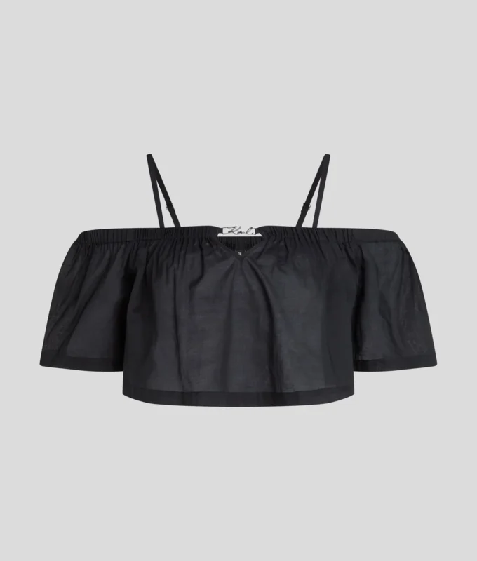 TOP DA SPIAGGIA CORTO CON SPALLE SCOPERTE