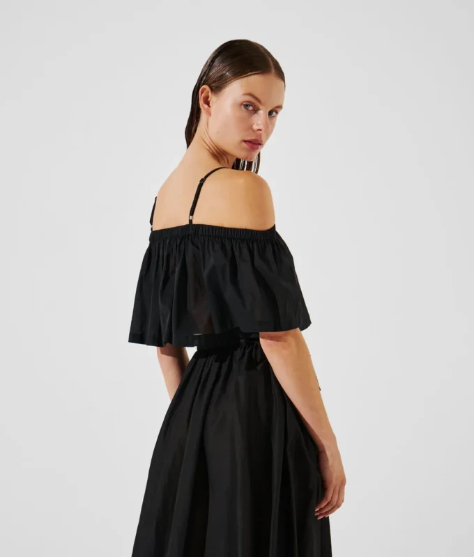 TOP DA SPIAGGIA CORTO CON SPALLE SCOPERTE