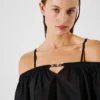 TOP DA SPIAGGIA CORTO CON SPALLE SCOPERTE