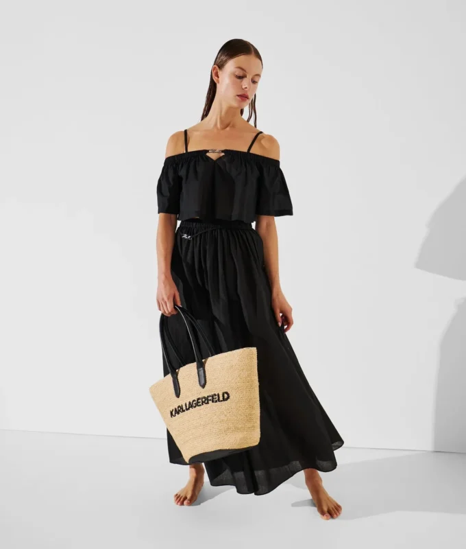 TOP DA SPIAGGIA CORTO CON SPALLE SCOPERTE