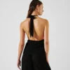 TOP HALTER PLISSÉ CON FIORI TOP HALTER PLISSÉ CON FIORI