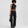 TOP IN DENIM RIVESTITO TOP IN DENIM RIVESTITO