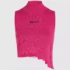 Top in maglia effetto consumato