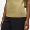 Top in maglia metallizzata Top in maglia metallizzata