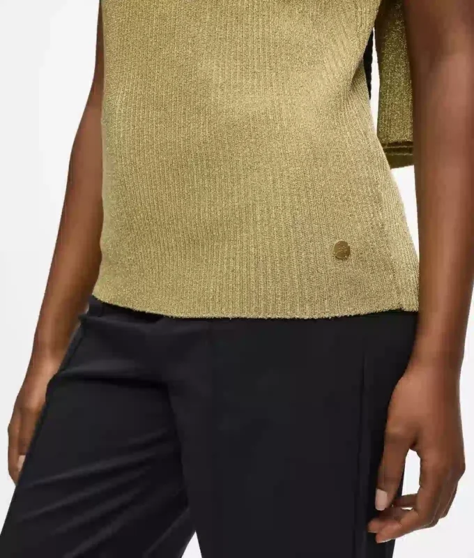 Top in maglia metallizzata Top in maglia metallizzata