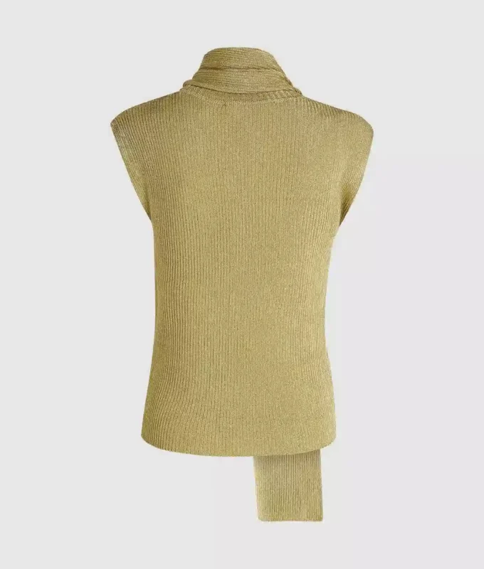 Top in maglia metallizzata Top in maglia metallizzata