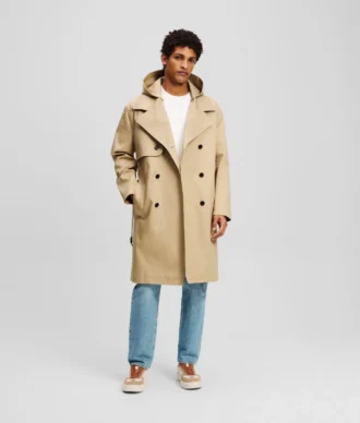 TRENCH CON CAPPUCCIO