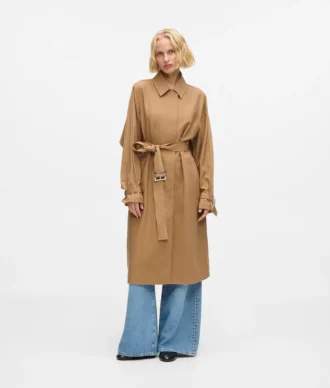 Trench con pieghe